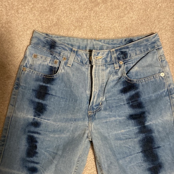 Amazingly cool manager tie dye flare bottom jeans - Picture 5 of 9